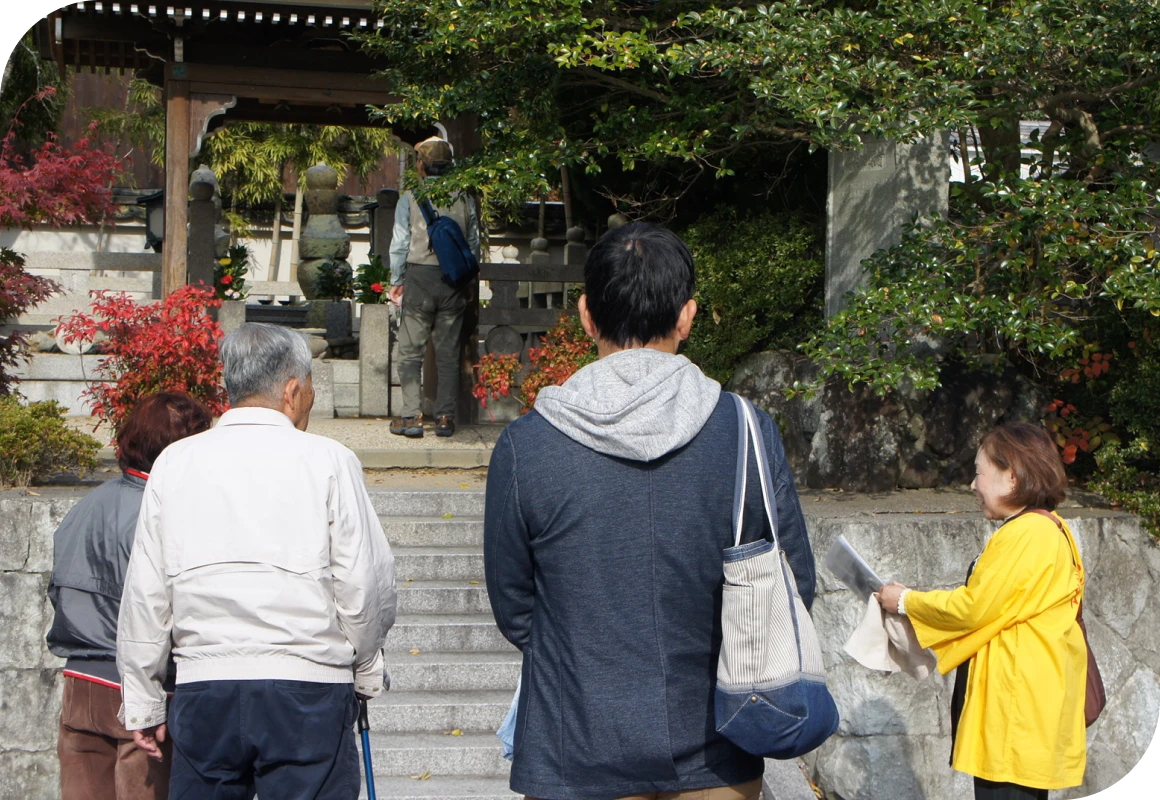 ガイドボランティアと巡る三木市